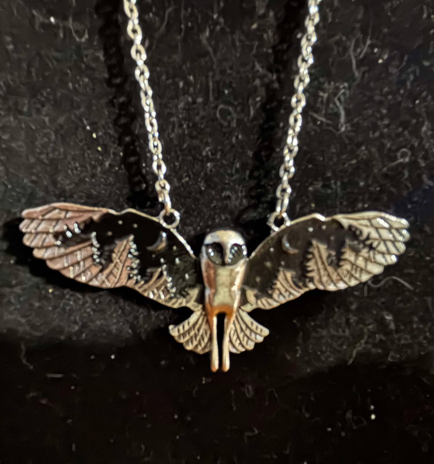 Flying Owl Necklace