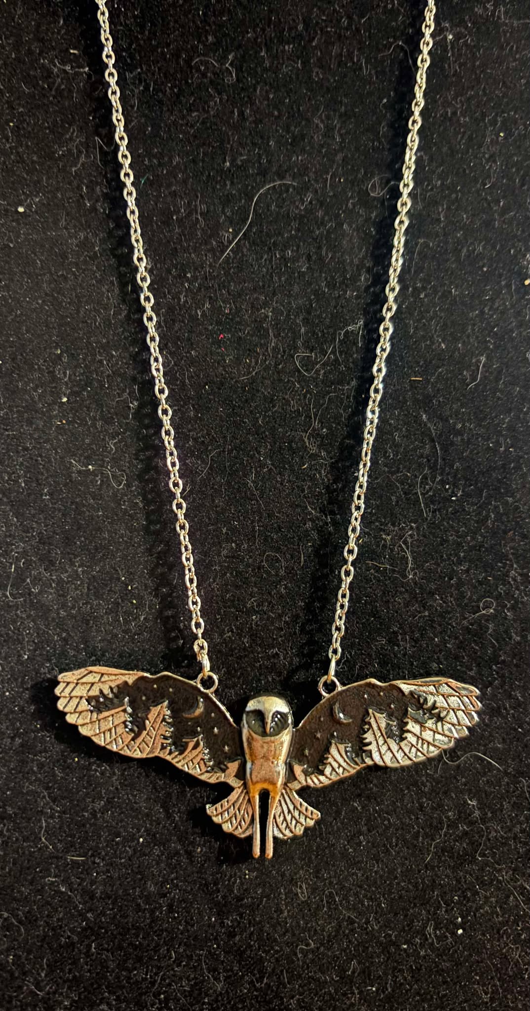Flying Owl Necklace
