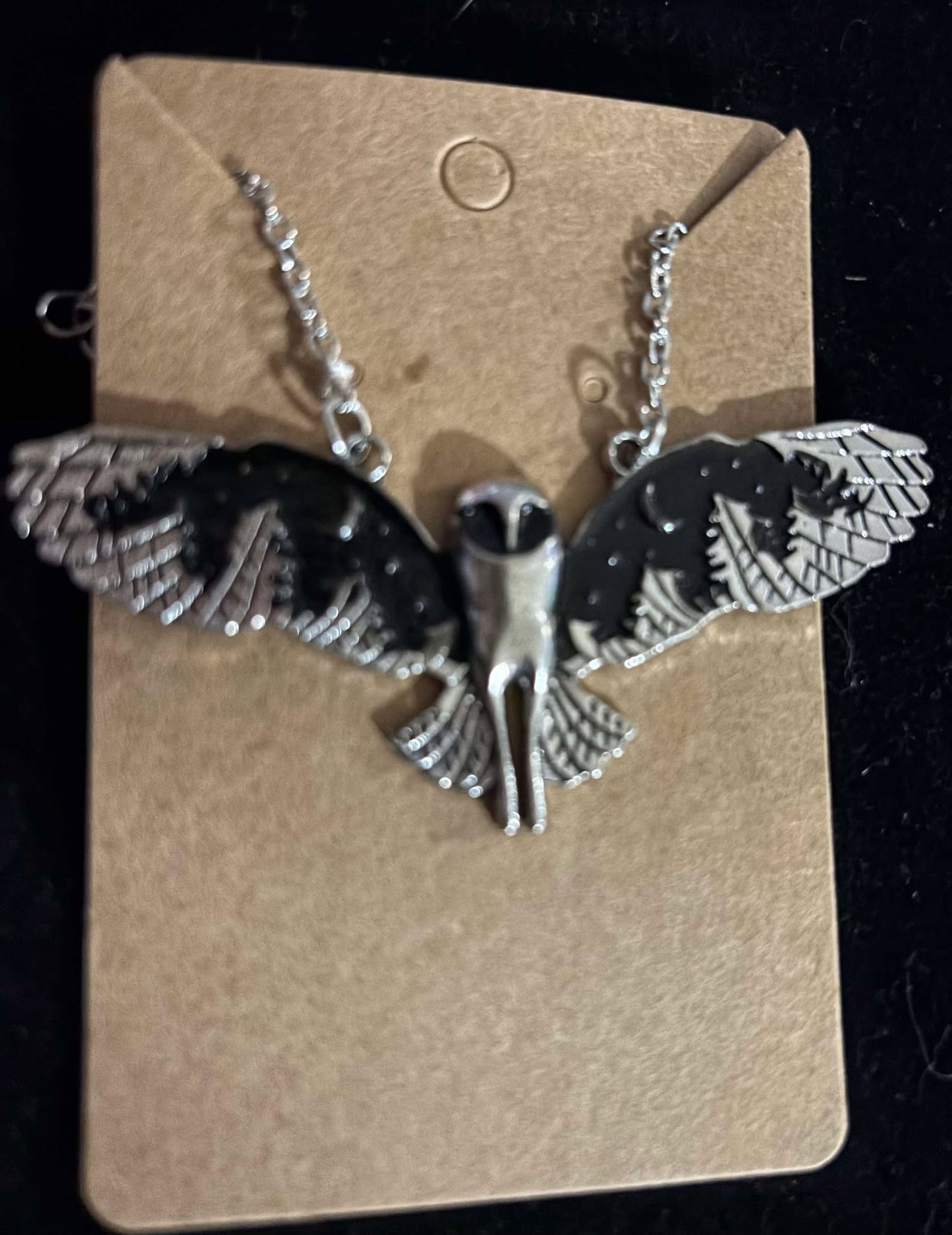 Flying Owl Necklace