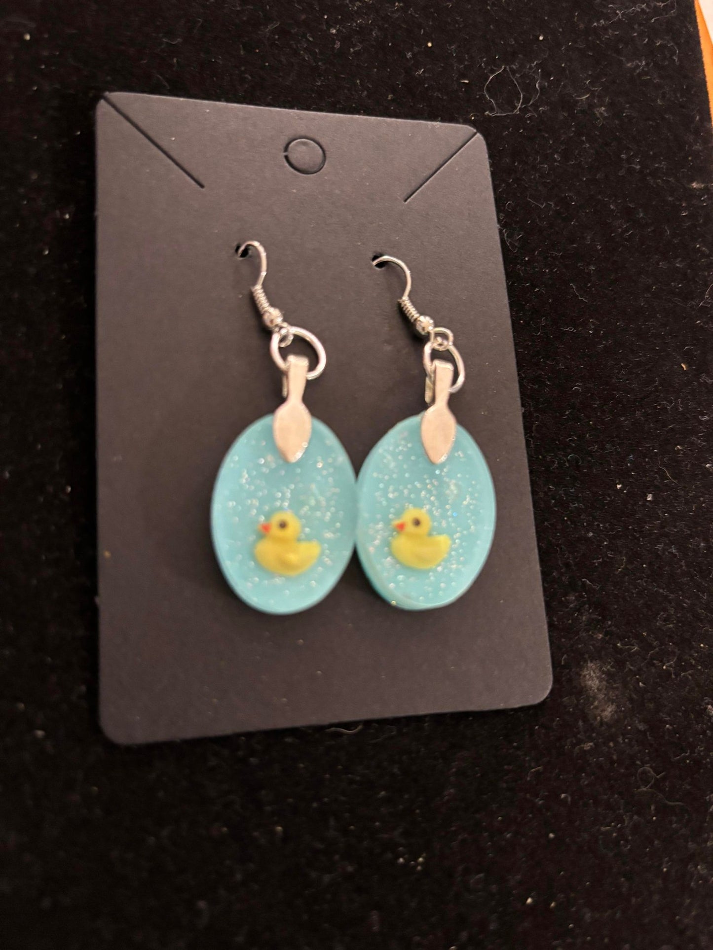 Rubber Duck in Sunglasses Earrings