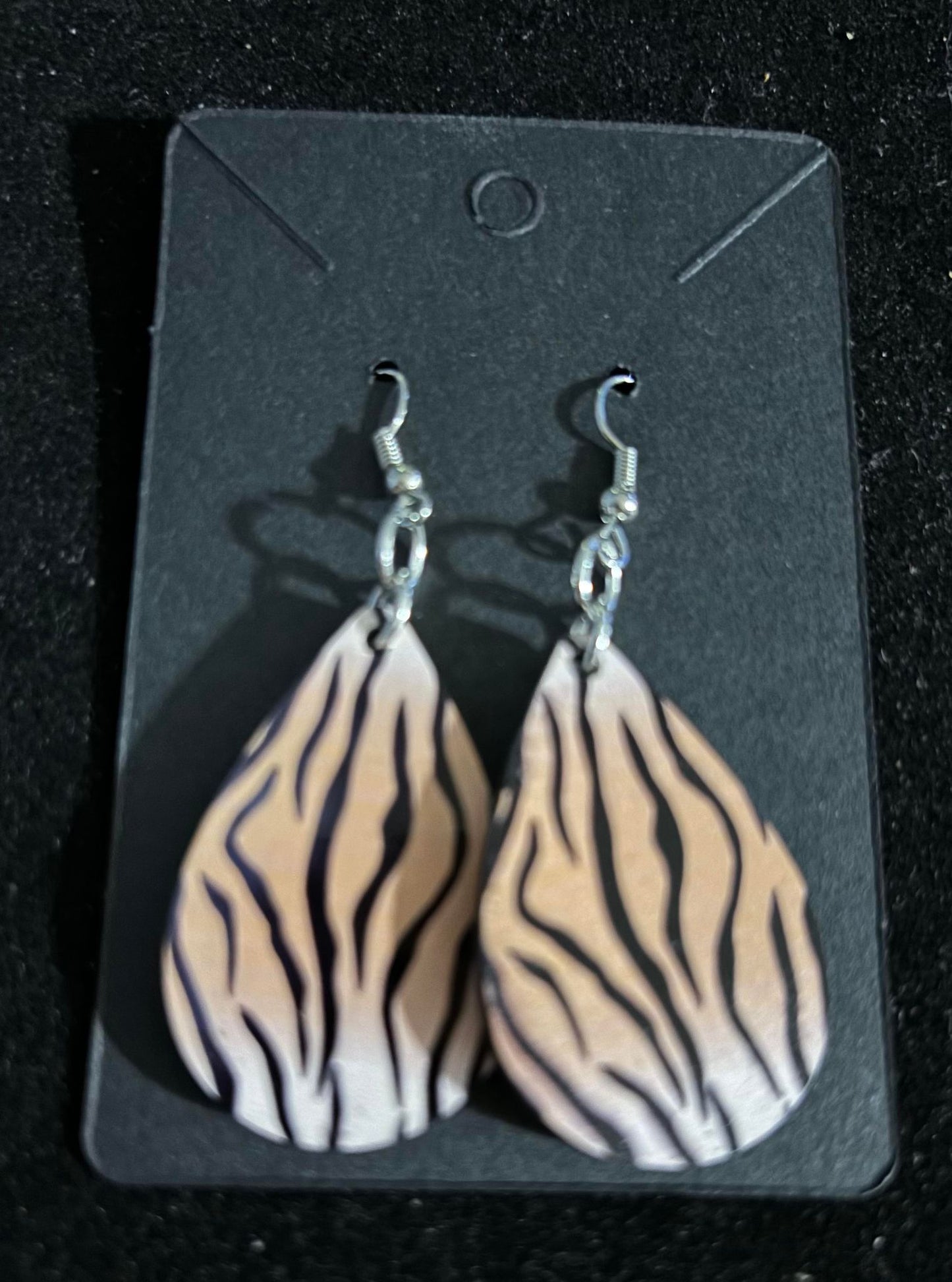 Animal Print Dangle Earrings