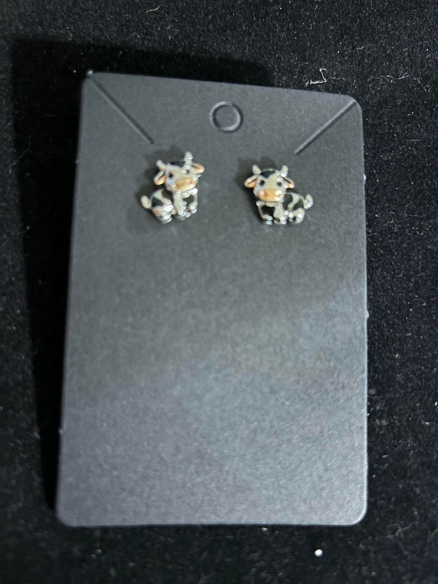 Cow Stud Earrings