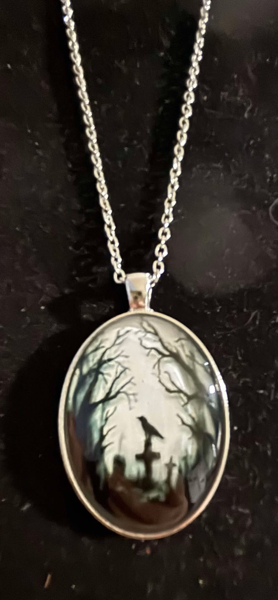 Raven Camo Necklace