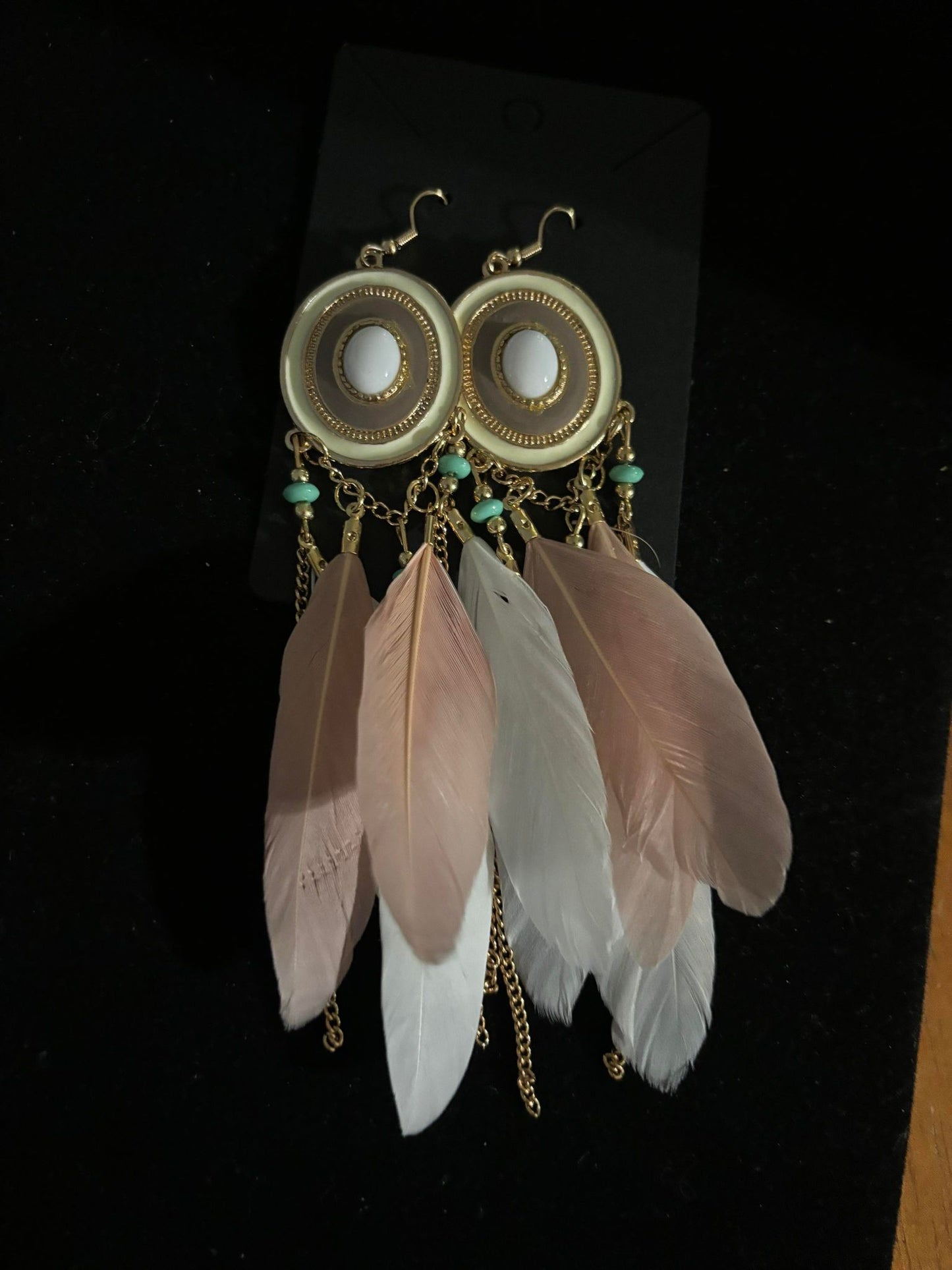 Feather Dangle Earrings