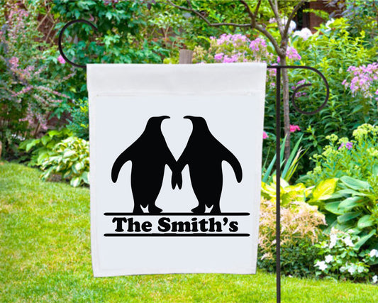 Penguin Garden Flag